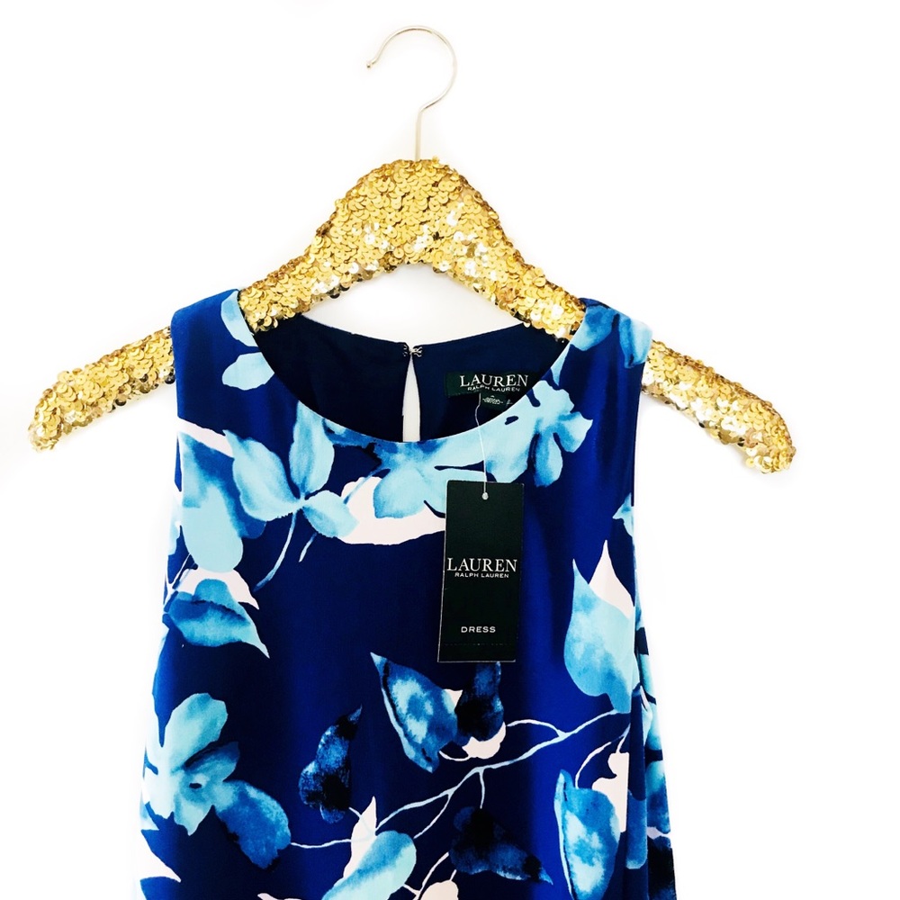 Ralph Lauren Blue floral dress - Picture 3 of 7
